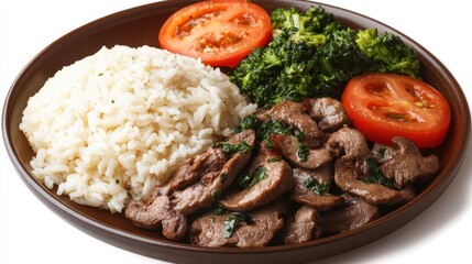 Hearty Beef, Rice, and Veggies