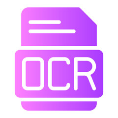 ocr gradient icon