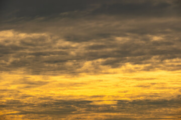 Background for summer vacation concept Nature of the beach and sea summer with sunset The sea sparkles against the sunset sky at sea	