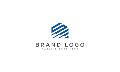 S logo design vector template design for brand.