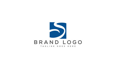 S logo design vector template design for brand.