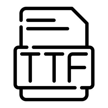ttf line icon