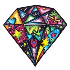Diamond Showcase Art: Vibrant, Textured, and Iconic Imagery for Production and Display