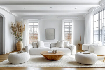 Fototapeta premium interior design of modern living room