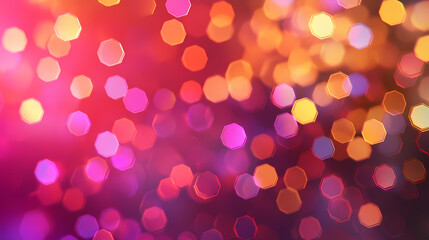 Fototapeta premium Abstract 3d digital hexagon background - generative ai. Gradient Mesh. Illustration