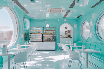 Retro Futuristic Diner