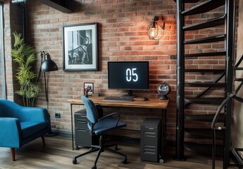Industrial Home Office.