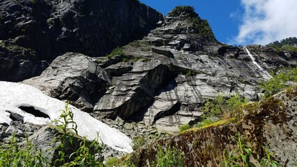 Hiking Ice Caves Trail, Scenic View, Big Four, Pacific Northwest, Washington