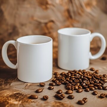 12oz coffee cup ceramic Organic White Ceramic Mug