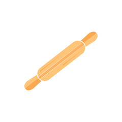 rolling pin icon illustartion flat