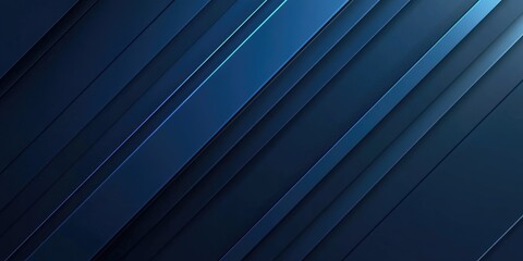 Obraz premium Abstract Blue Geometric Design