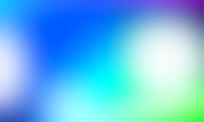 Obraz premium Abstract blurred background image of blue, purple, green colors gradient used as an illustration. Designing posters or advertisements.