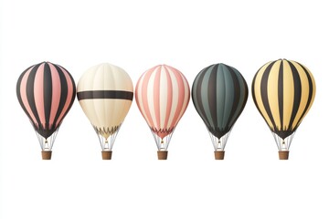 Hot Air Balloons Flying High