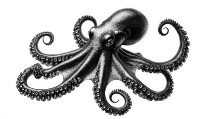 Fototapeta premium Octopus Portrait