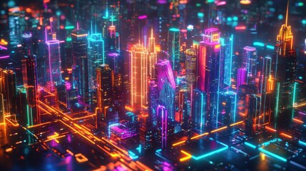 Neon Cityscape
