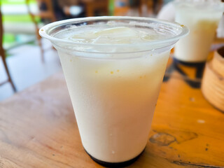 Es Sluku Bathok is one of the drink menus at Gacoan. Popular drink in Indonesia