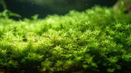 Close Up To Green Moss