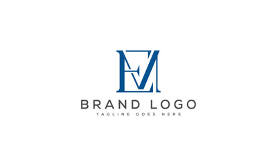 EM logo design vector template design for brand.