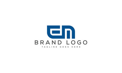 Obraz premium EM logo design vector template design for brand.