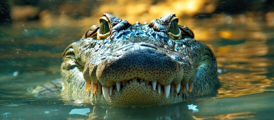 Crocodiles Are Predatory Animals Including Protected Animals