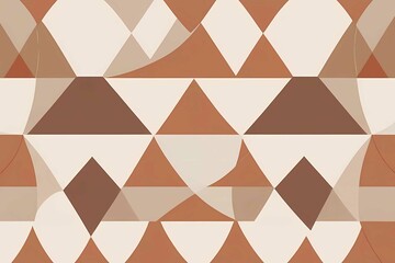 Contemporary wallpaper with vintage mosaic texture, showcasing random patterns in cream and peach tones