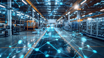 Smart factory with connected infrastructure