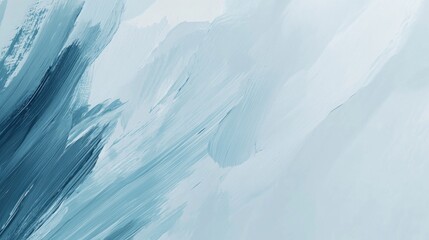 Soft Blue Abstract Painting Background for Creative Use