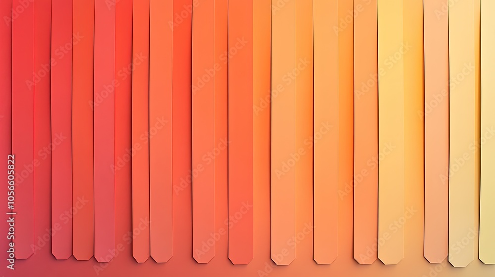 Poster abstract orange and red gradient background design