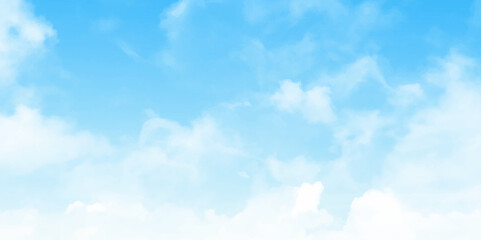 White cloud on blue sky. Blue sky with cloud in summer