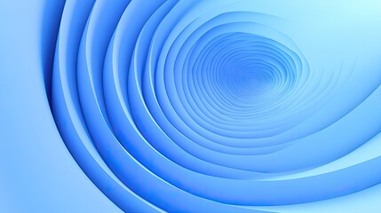 Obraz premium Soft Blue Waves in Abstract Design