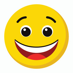 world smile day face emoji isolated happy face