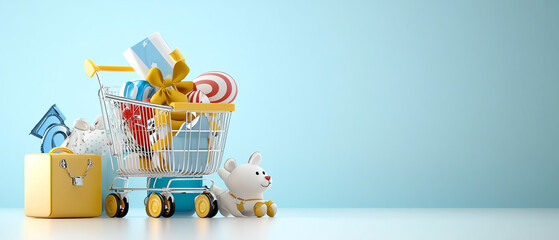 Shopping cart delight exploring price comparison charts with discounts highlighted for smart shoppers