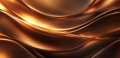 Fototapeta premium An abstract copper-colored background with dramatic lighting