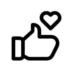 Obraz premium like icon