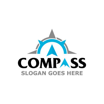 Compass. Compas icon. Compass logo vector. Compass icon vector design illustration. Compass icon isolated. Compass simple sign.