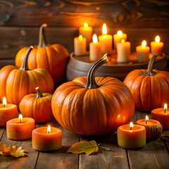 decorative-orange-pumpkins-lying-on-side-near-burn