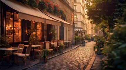 Charming Parisian Street Scene