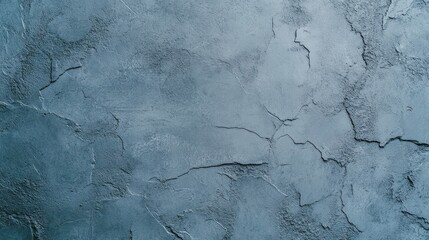 A textured blue concrete surface with cracks, perfect for backgrounds, overlays, or artistic designs.