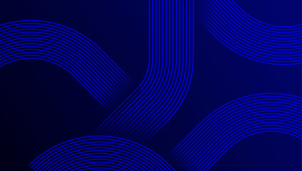 Abstract Geometric Blue Background with geometric shape
