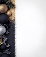 Naklejka premium Christmas Holiday Social Template Background Backdrop 4x5 Portrait Story