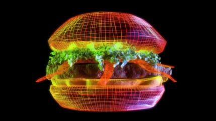 Fototapeta premium Digital Burger