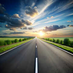 minimalist-photorealistic-road
