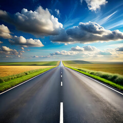 minimalist-photorealistic-road