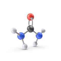 Urea atom molecule structure