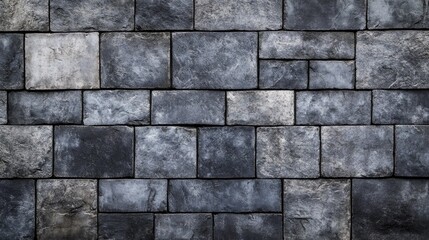 Panoramic background featuring an anthracite gray concrete stone wall with a cement texture