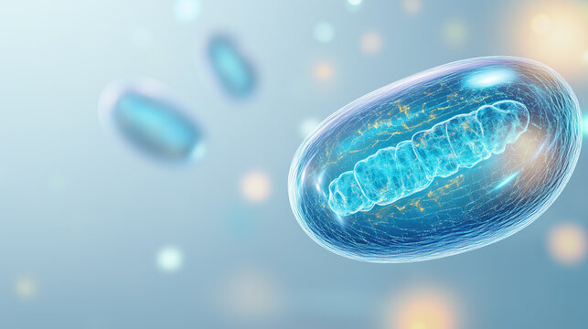 Dynamic Holographic Representation of PQQ (Pyrroloquinoline Quinone) Promoting Mitochondrial Function and Cellular Energy, Targeted Towards Brain Health in Medical and Wellness Advertising
