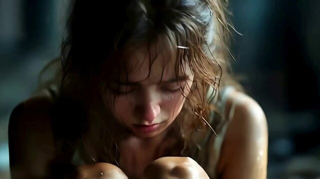 A drug addicted woman