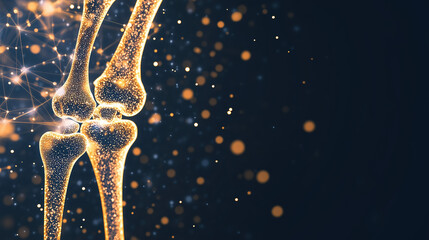 Vibrant Hologram of K2 and D3 Vitamins Promoting Bone Health and Calcium Absorption in Wellness and Medical Advertising