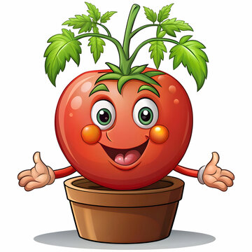 recommend clip art: -tomato-vegetable-cartoon-plant-