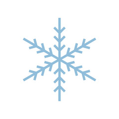 snowflake icon logo design template